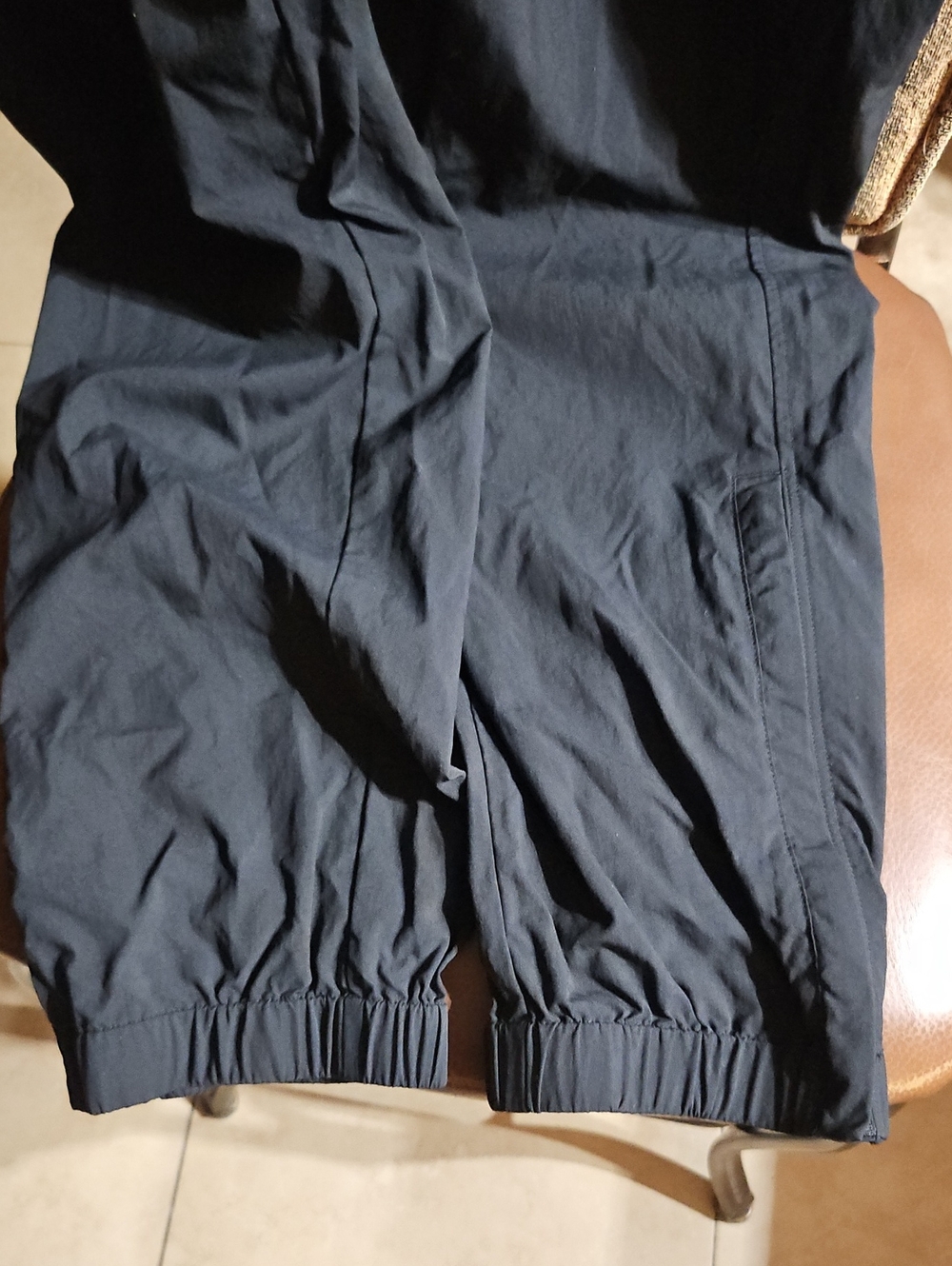 Aime Leon Dore Black Nylon Jogger Pants Drawstring View 5